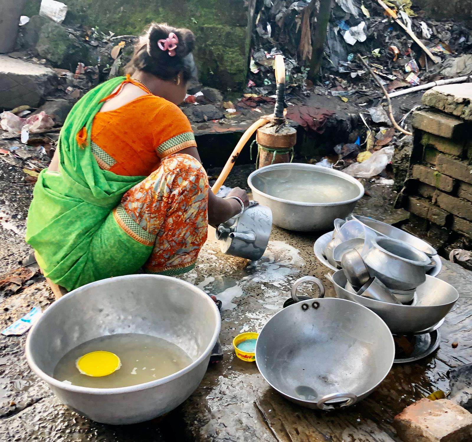 Brace Bridge - Washing Up In a Shared Space